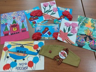 «Фронтовые открытки» с Днем Победы отправили дети округа бойцам СВО