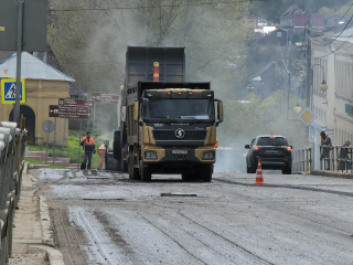 Специалисты «Мосавтодора» отремонтировали дорогу Победы в Рузе