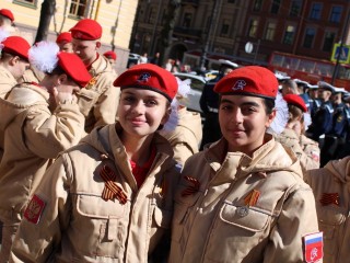 Трое мытищинских юнармейцев примут участие в Параде Победы в Санкт-Петербурге