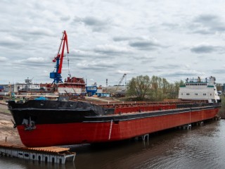 Коломенские судостроители завершил модернизацию сухогруза «Невский-18»