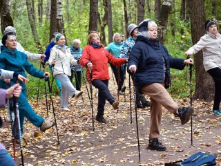 Участников проекта «Активное долголетие» приглашают на марафон скандинавской ходьбы