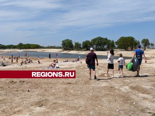 Жители Большого Серпухова открыли пляжный сезон