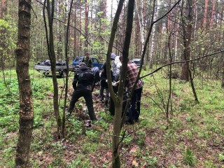 Дмитровские школьники помогают обустроить экотропу в Орудьевском лесничестве