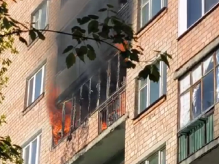 Пожар в доме 8 на улице Кудрявцева в Химках оперативно потушили