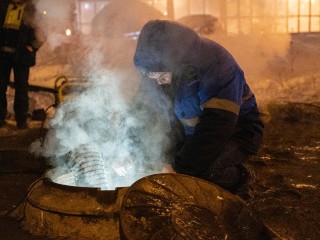 В Ленинском округе начали ремонтировать теплосети