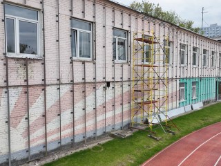 Реконструкцию Люберецкого стадиона «Урожай» в поселке Томилино планируют закончить до первого июня