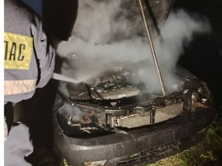 В Орехово-Зуеве спасатели ликвидировали возгорание автомобиля