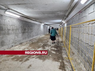 Подземный переход рядом со станцией «Пушкино» капитально отремонтируют к августу