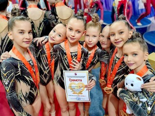 Артистизм щелковских гимнасток покорил судей Всероссийских соревнований по эстетической гимнастике