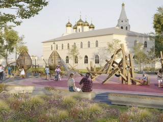 Скейтпарк, детские площадки и кафе: обновленная локация для отдыха появится на улице Гагарина в Дедовске