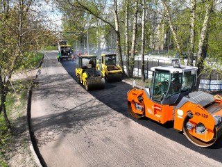 С начала сезона в Люберцах отремонтировали пять участков автомобильных дорог