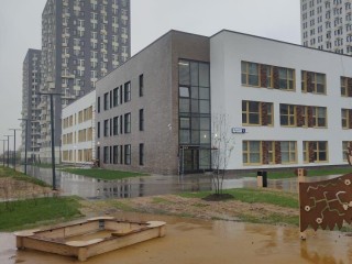 В ЖК «Горки парк» скоро начнет работать новый детский сад: он уже построен