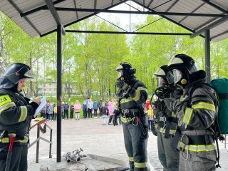 Спасатели провели пожарно-тактические учения в детском саду Егорьевска