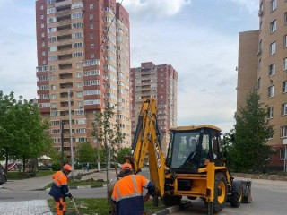 В Жуковском приступили к ремонту дороги на улице Солнечной