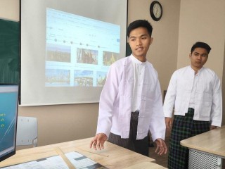 Студенты из Сирии и Мьянмы рассказали школьникам округа о традициях своих стран