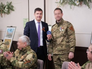 Глава городского округа Люберец поблагодарил бойцов СВО за защиту Родины