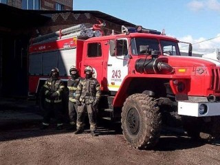 Новый пожарный автомобиль получили спасатели города Куровское