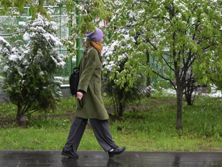 Глава Гидрометцентра Роман Вильфанд: в Москве снег продлится до утра 9 мая