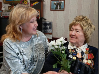 Ветеранов и тружеников тыла Протвинской больницы поздравили с праздником