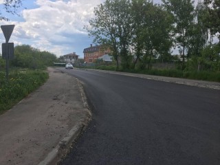Подъездную дорогу к Редькино отремонтировали в Озерах по просьбам жителей