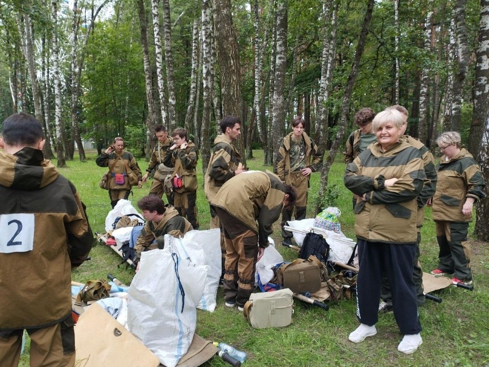 В парке «Елочки» прошли соревнования по гражданской обороне