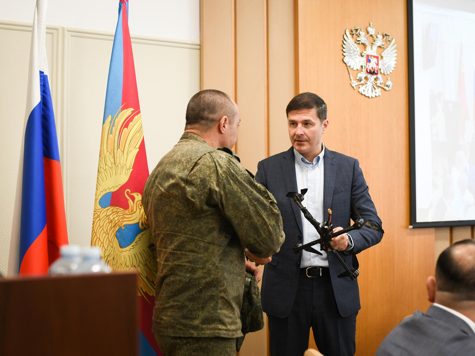 Ветеран СВО передал Люберецкому музею трофейный дрон
