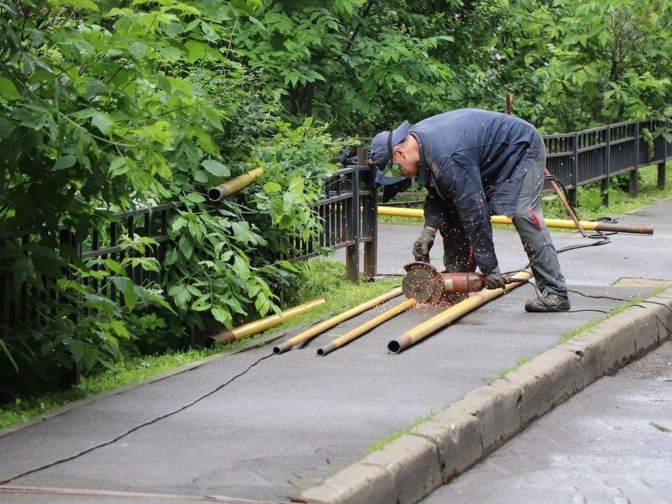 Газопровод капитально ремонтируют в доме на 2-ой Пролетарской улице