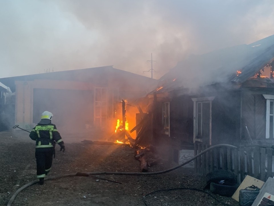 В результате пожара в егорьевской деревне Ивановская обошлось без пострадавших