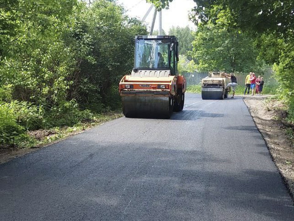 В Королеве завершили ремонт дороги в поселке Торфопредприятие