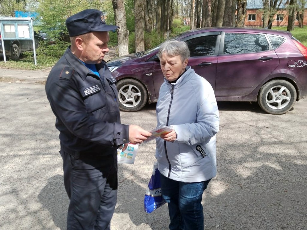 Спасатели рассказали ступинцам о самых частых причинах пожаров