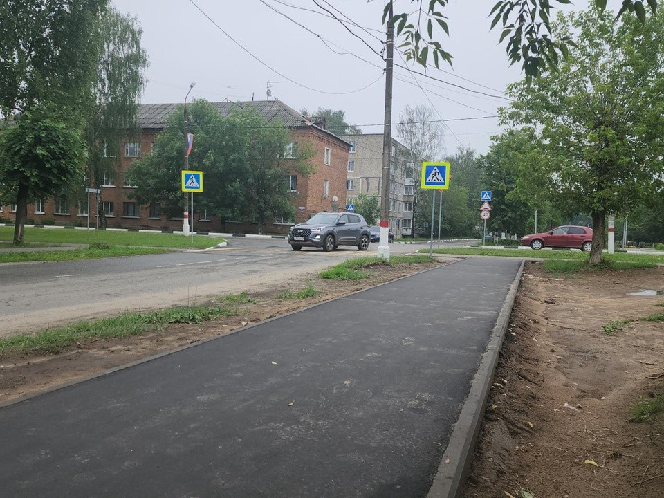 Асфальтовое покрытие заменили в переулке Тимирязева