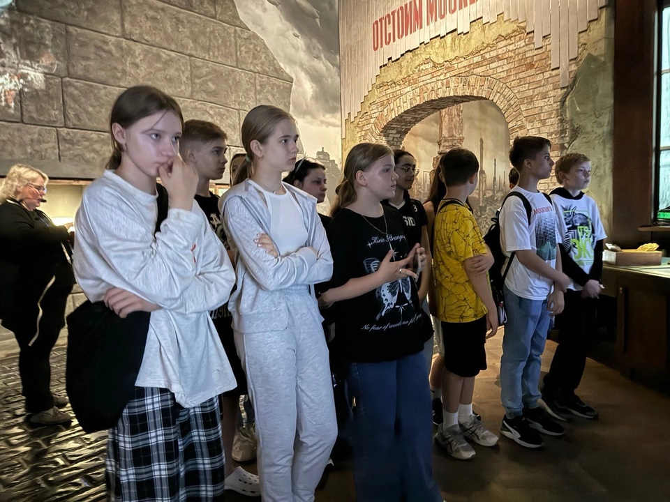 Дети из Люберец рассказали, как их поразила трехмерная художественная панорама «Битва за Берлин»