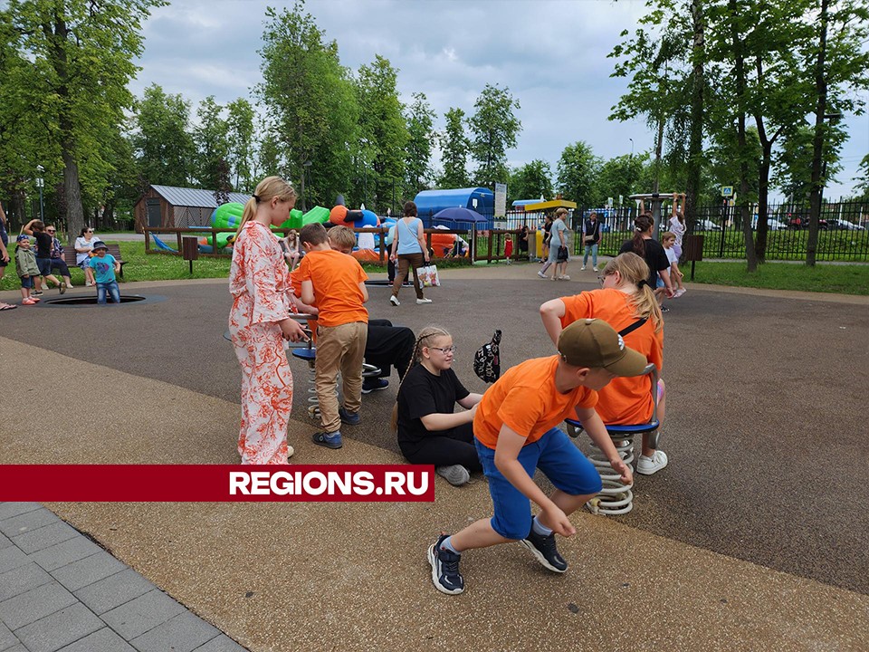 В парке Олега Степанова для детей доступны бесплатные развлечения