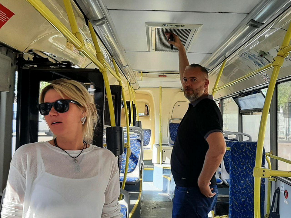 Общественный транспорт в Чехове не выходит в рейс без кондиционера