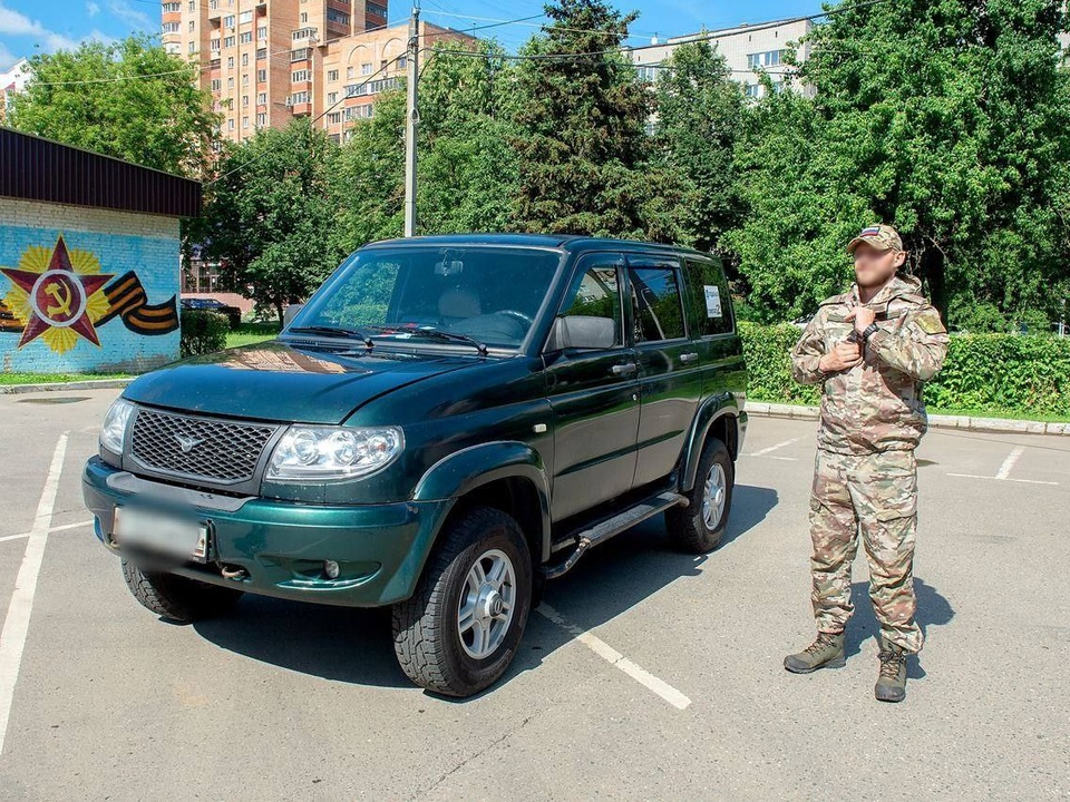 Подольский «Тигр» отвезет в зону спецоперации еще один внедорожник