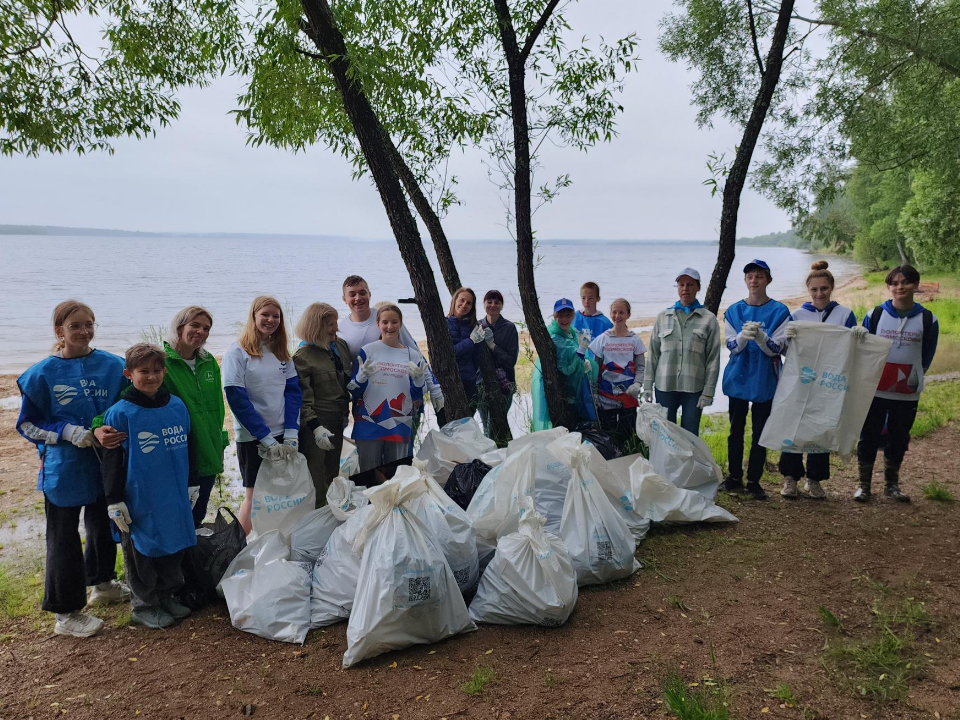 В Рузе собрали 8 кубов бытовых отходов на берегу местного водохранилища