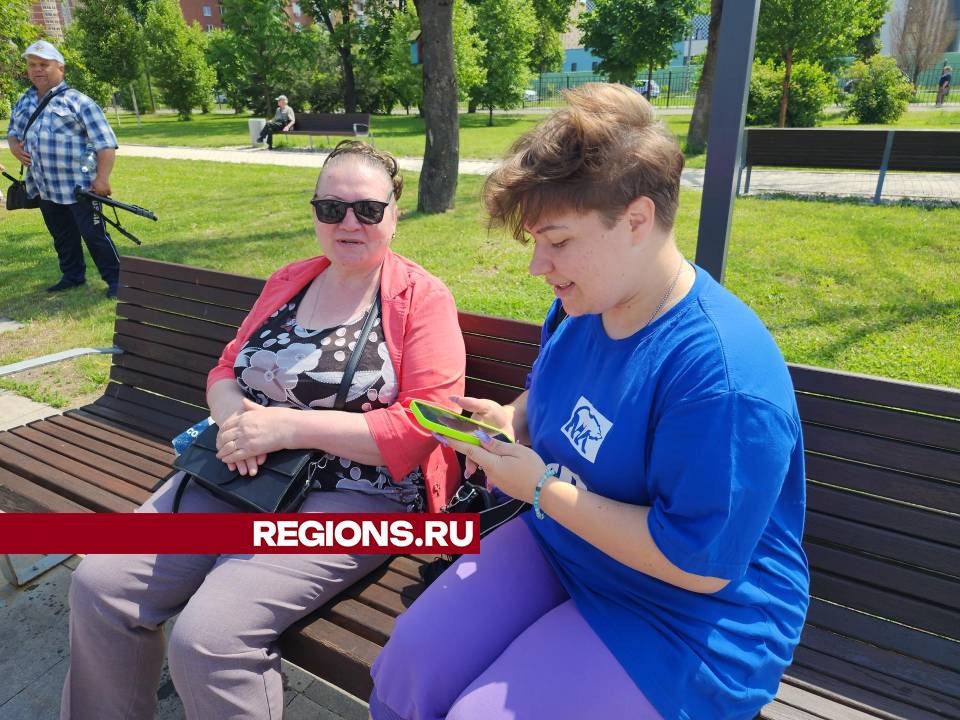 В Орехово-Зуеве волонтеры провели кросс-опрос на знание русского языка в День России