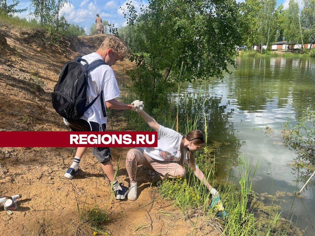 Трудовой десант провел акцию «Чистые берега» на озере Балатон | REGIONS.RU  / Серпухов