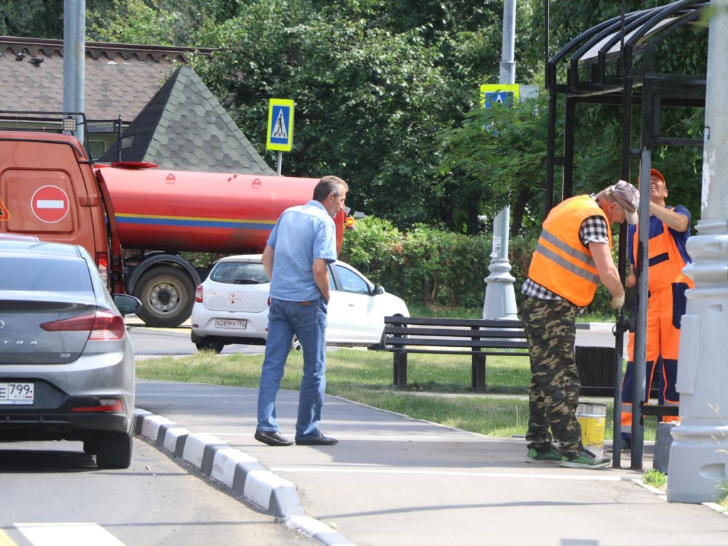 В Балашихе дорожники провели работы в рамках летнего содержания