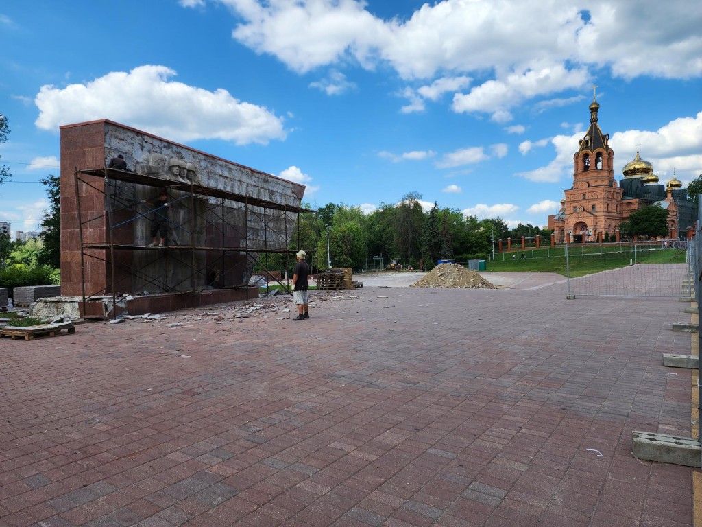 В Раменском началась реконструкция площади Победы