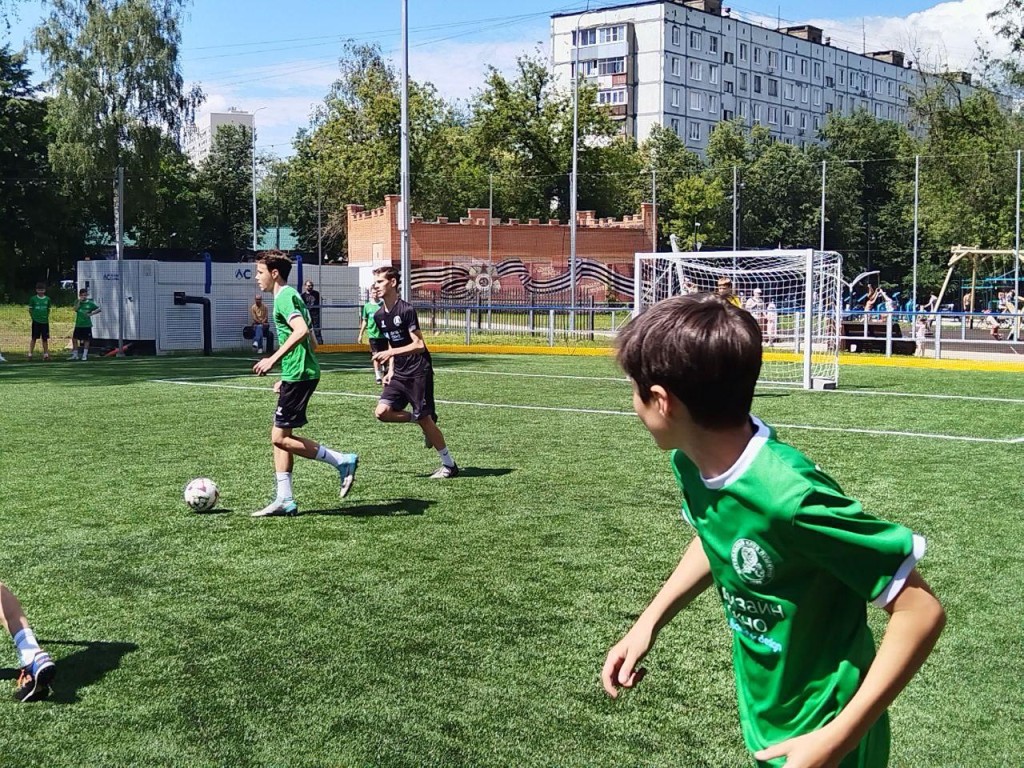 В Пушкино и Ивантеевке открыли новые футбольные поля