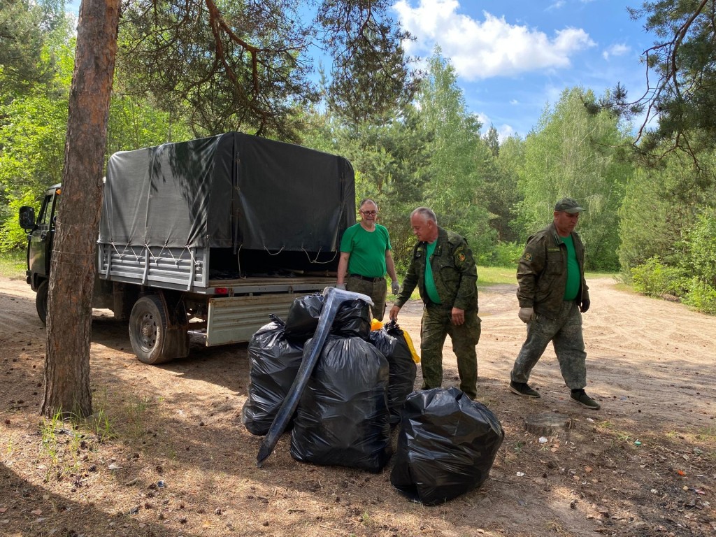 В Орехово-Зуеве убрали от мусора лес у озера Голубого | REGIONS.RU / Орехово -Зуево