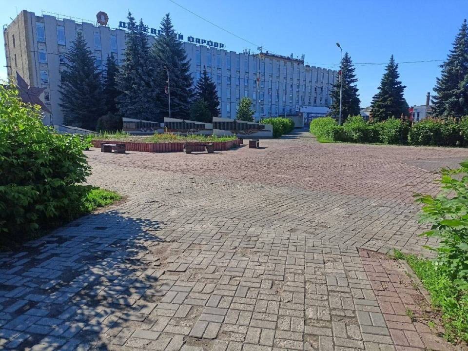 В Ликино-Дулеве благоустроят сквер у фарфорового завода