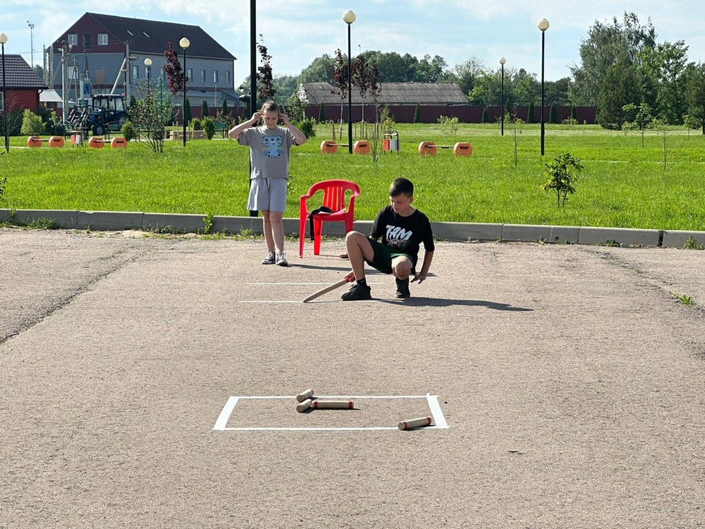 В парке «Серебряный» возрождают старинную русскую игру «Городки» |  REGIONS.RU / Серебряные Пруды