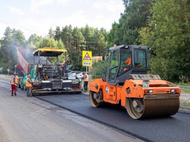 В Подольске отремонтировали семнадцать участков автомобильных дорог