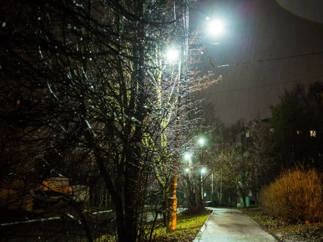 В Клин-9 установят больше 40 новых уличных фонарей