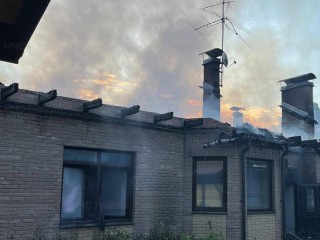 Жилой дом загорелся ночью в Видном