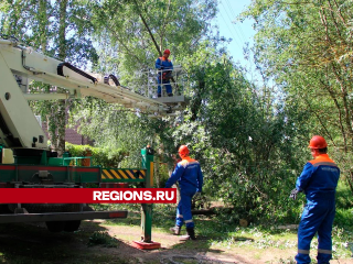 Пятнадцать бригад восстанавливают электроснабжение в Егорьевске