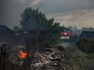 Пожар в селе Заворово полностью ликвидирован