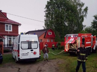 Молния попала в частный дом села Петровское